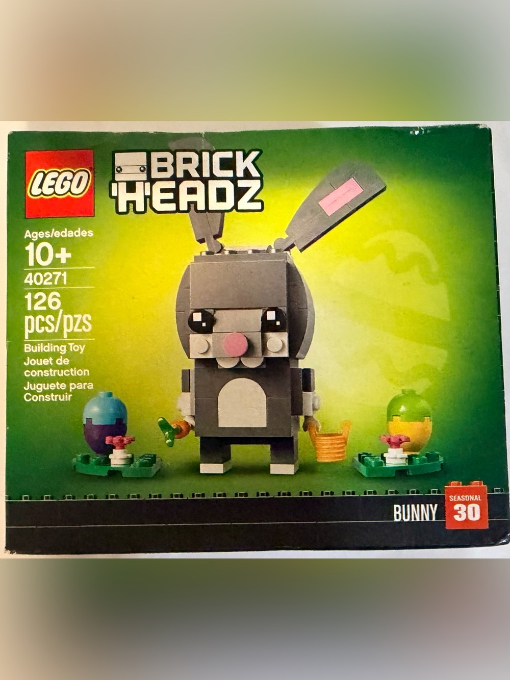 RETIRED LEGO BrickHeadz Gray Bunny Building Toy (40271)